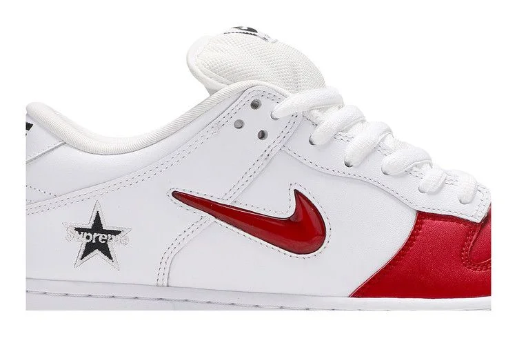 Кроссовки Supreme x Nike Dunk SB Low 'Varsity Red'