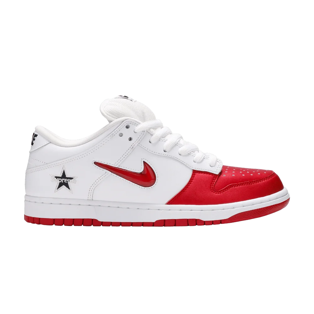Кроссовки Supreme x Nike Dunk SB Low 'Varsity Red'