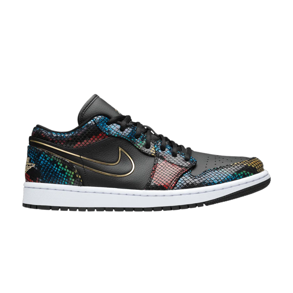Кроссовки Wmns Air Jordan 1 Low 'Multi Snakeskin'
