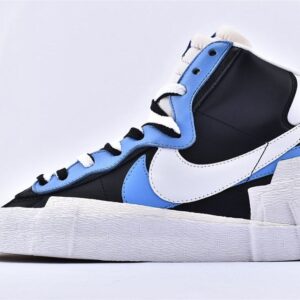 Nike Sacai x Blazer Mid Black Blue 1