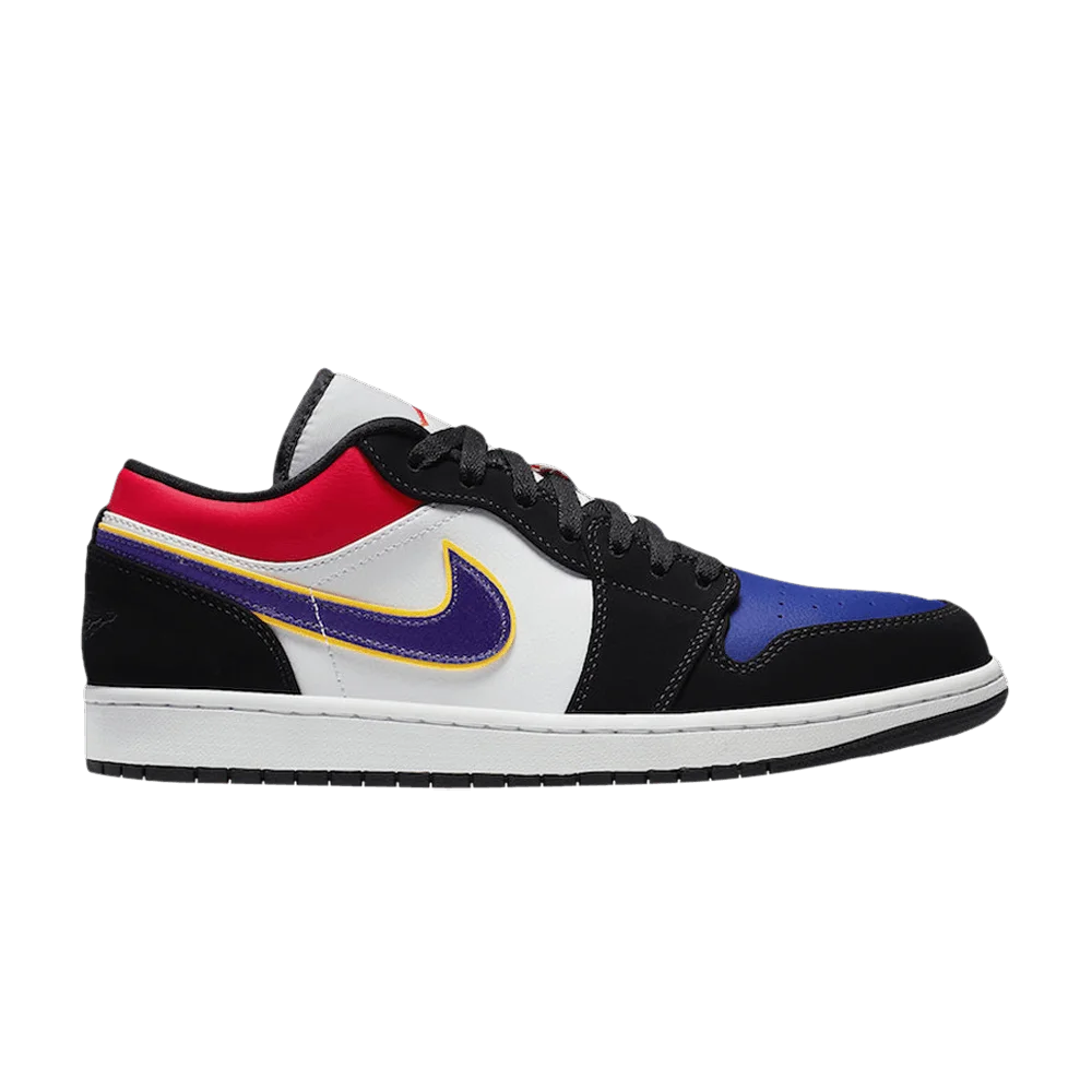 Черный, Court Purple-University Gold-Bright Crimson-Game Royal-White