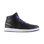 Black/Metallic Gold-Court Purple