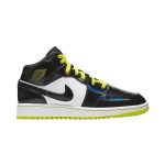 Black/Cyber-White-Mystic Green