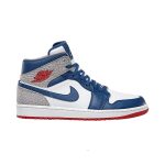 White/Fire Red-True Blue-Cement Grey