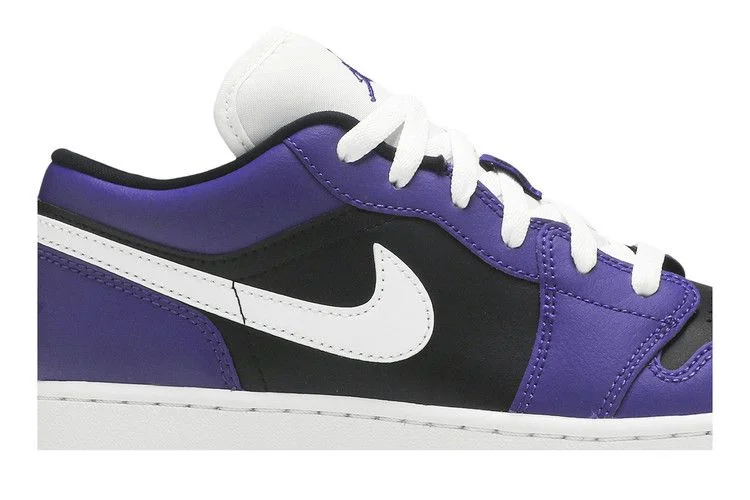 Кроссовки Air Jordan 1 Low GS 'Black Court Purple'
