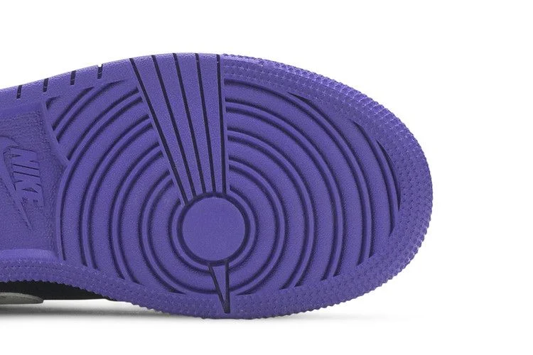 Кроссовки Air Jordan 1 Low GS 'Black Court Purple'