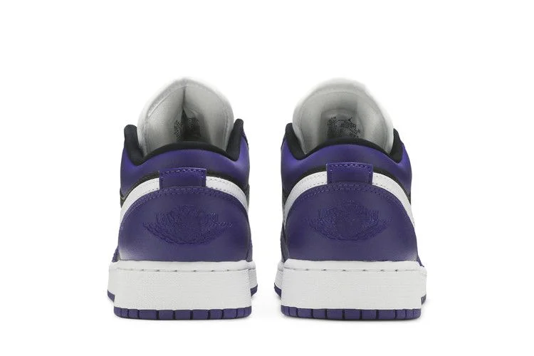 Кроссовки Air Jordan 1 Low GS 'Black Court Purple'