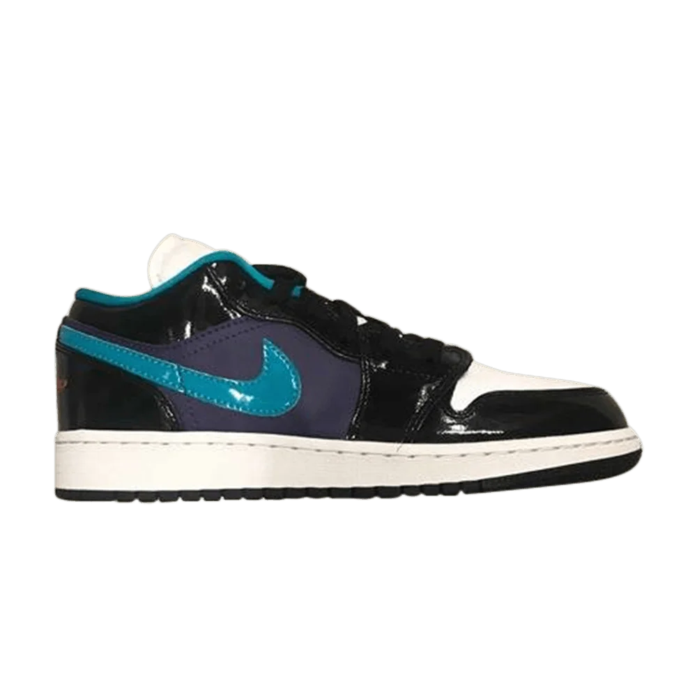 Кроссовки Air Jordan 1 Low GS 'Black Turbo Green'