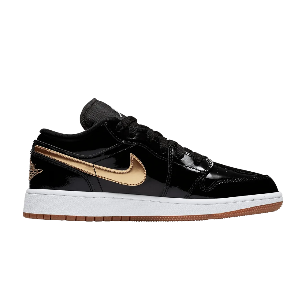 Кроссовки Air Jordan 1 Low GS 'Metallic Gold'