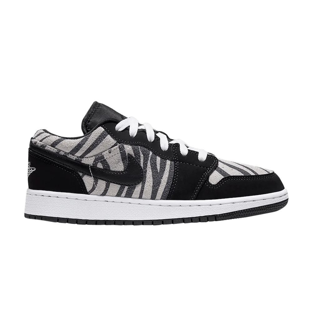 Кроссовки Air Jordan 1 Low GS 'Zebra'