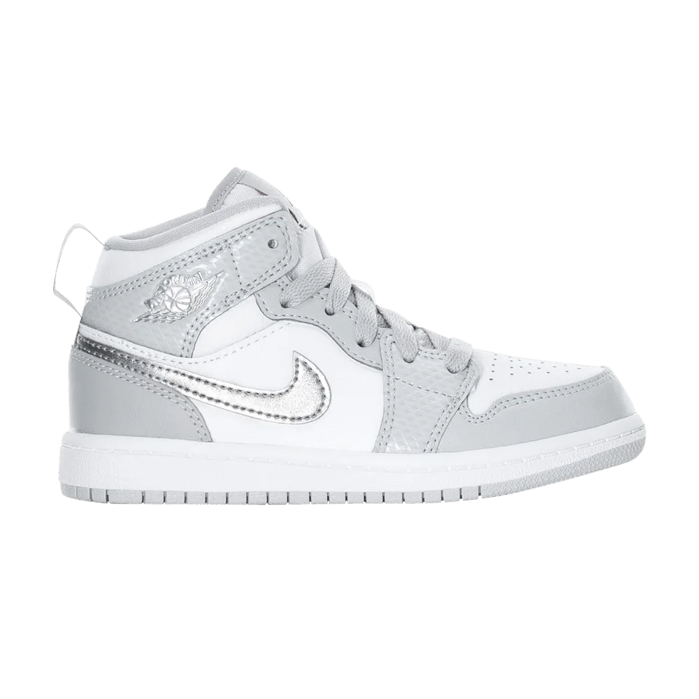 Кроссовки Air Jordan 1 Mid PS 'Grey Fog'
