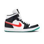 Black/University Red/White/Lucid Green