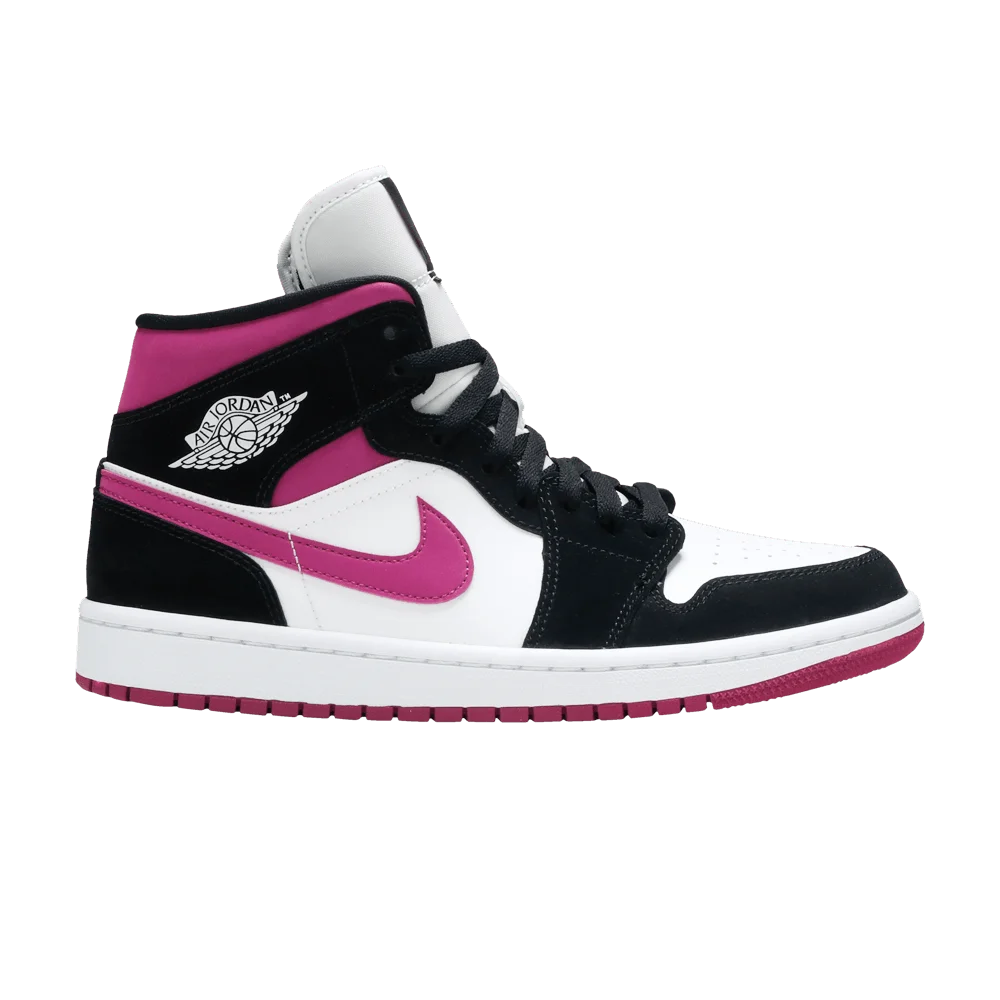 Кроссовки Wmns Air Jordan 1 Mid 'Cactus Flower'