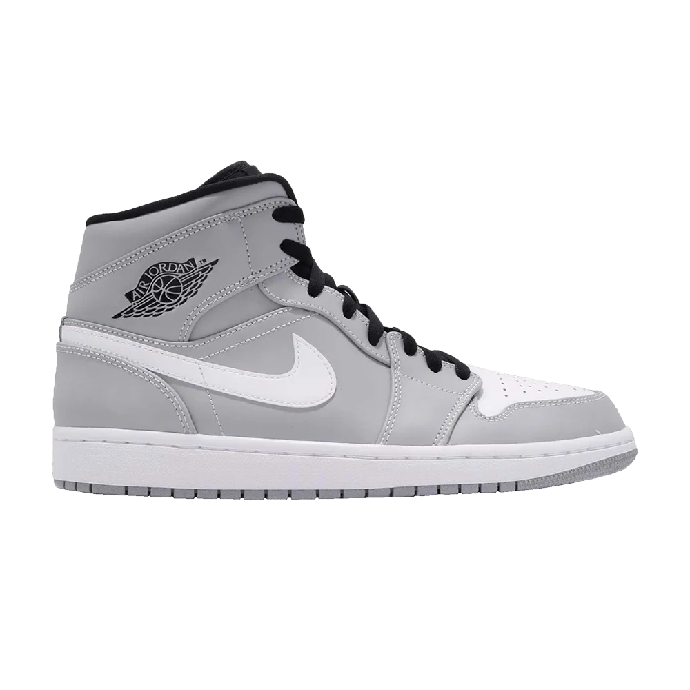 Кроссовки Air Jordan 1 Mid 'Wolf Grey'
