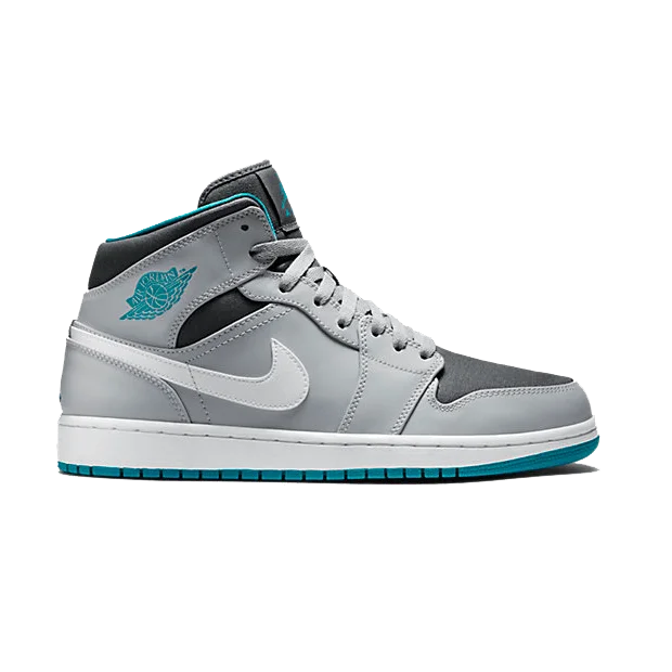 Кроссовки Air Jordan 1 Mid 'Wolf Grey'