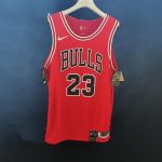 2019 20 Nike Red Chicago Bulls Authentic Custom Icon Edition 1