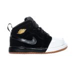 Black/Metallic Gold-White