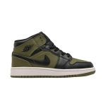 Olive Canvas/Black-White