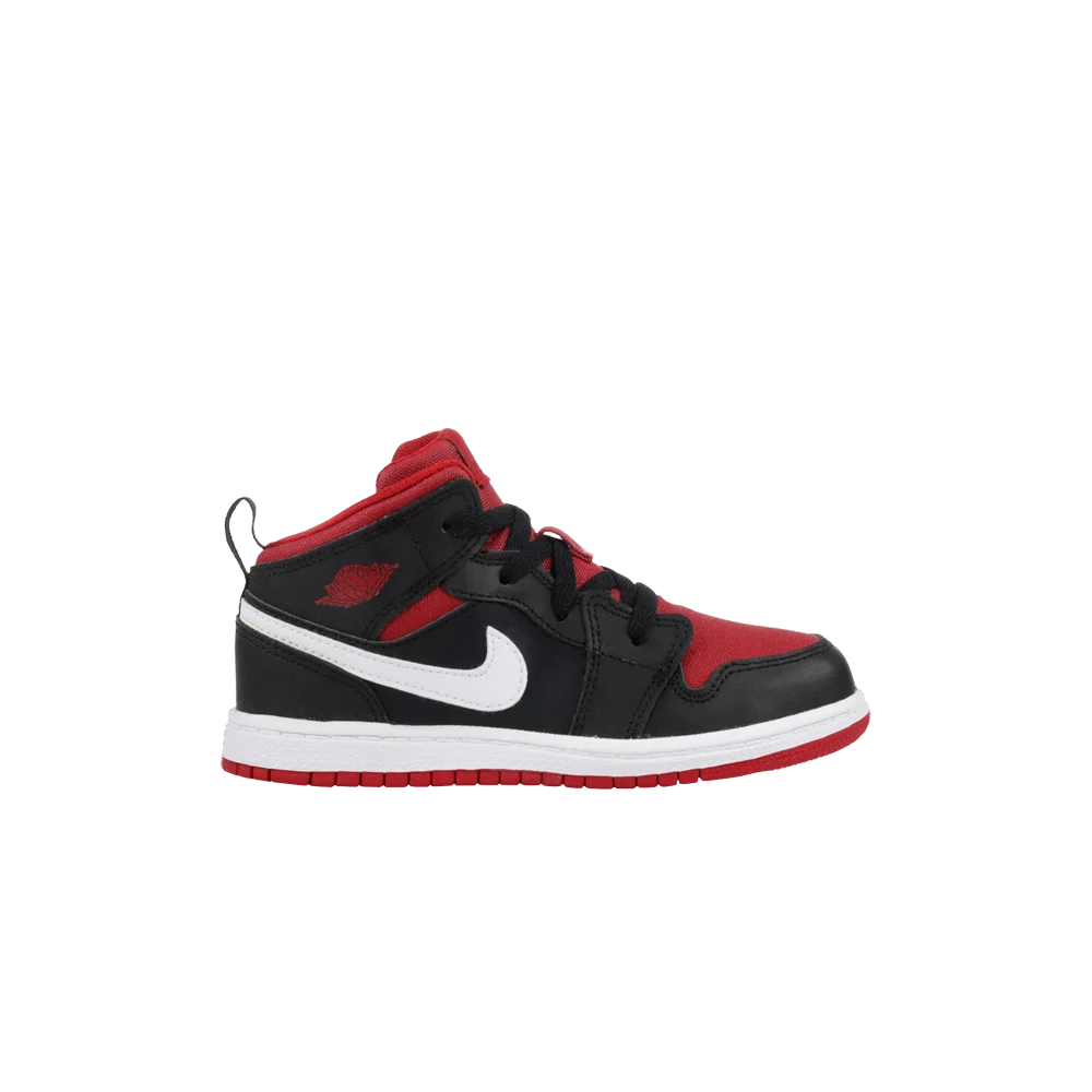 Кроссовки Air Jordan 1 Mid BT 'Black Gym Red'