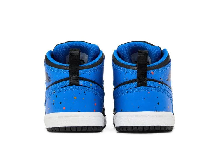 Кроссовки Air Jordan 1 Mid BT 'Royal Splatter'