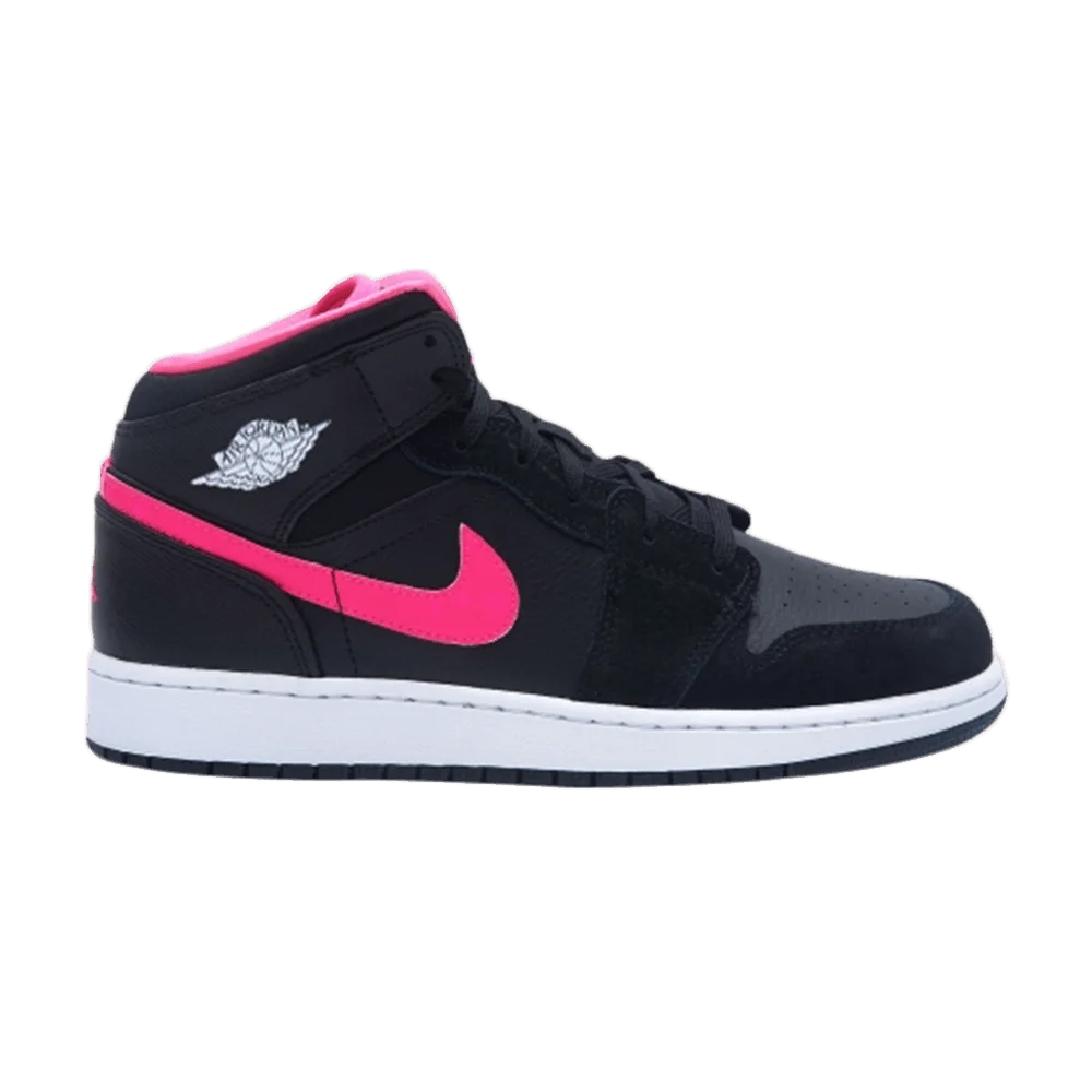 Кроссовки Air Jordan 1 Retro Mid GS 'Hyper Pink'