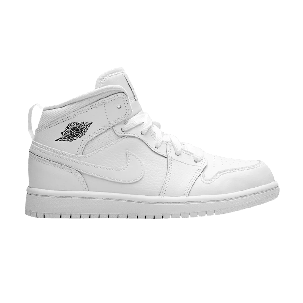 Кроссовки Air Jordan 1 Mid BP 'White Cool Grey'