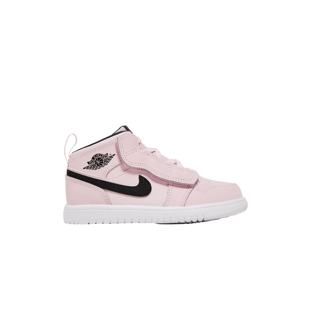 Кроссовки Air Jordan 1 Mid Alt TD 'Pink Foam Black'