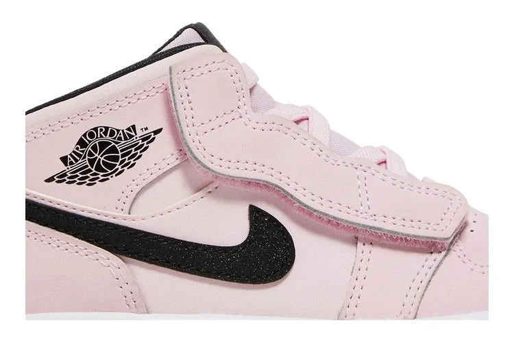 Кроссовки Air Jordan 1 Mid Alt TD 'Pink Foam Black'