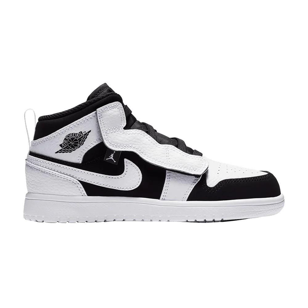 Кроссовки Air Jordan 1 Mid Alt PS 'White Black'