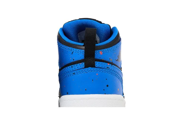 Кроссовки Air Jordan 1 Mid BT 'Royal Splatter'