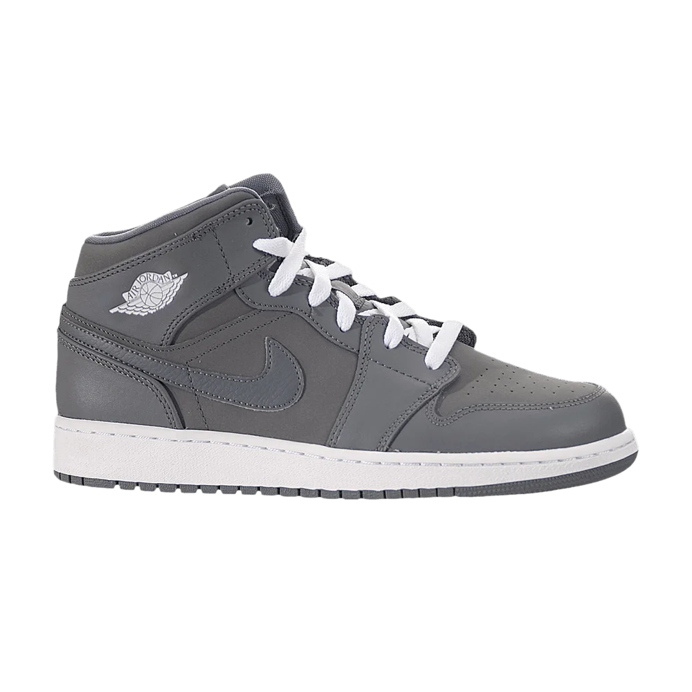 Кроссовки Air Jordan 1 Mid BG 'Cool Grey'