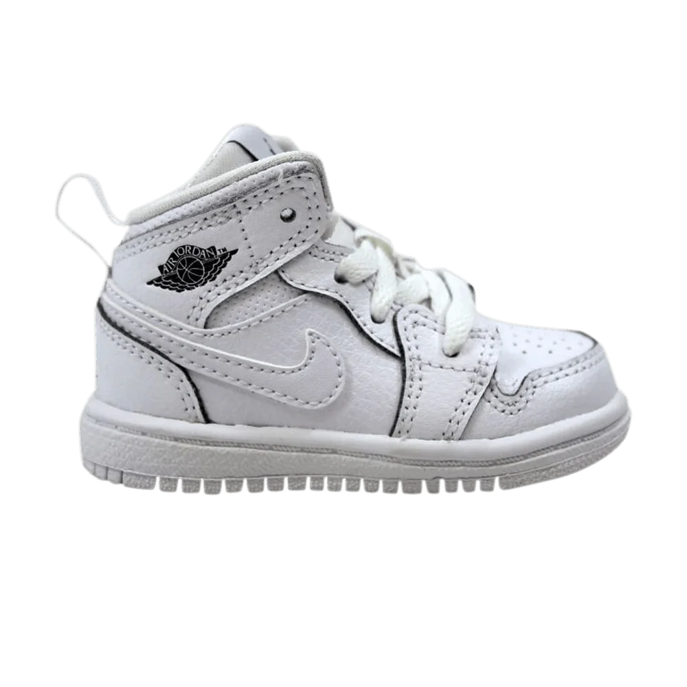 Кроссовки Air Jordan 1 Mid BT 'White Cool Grey'