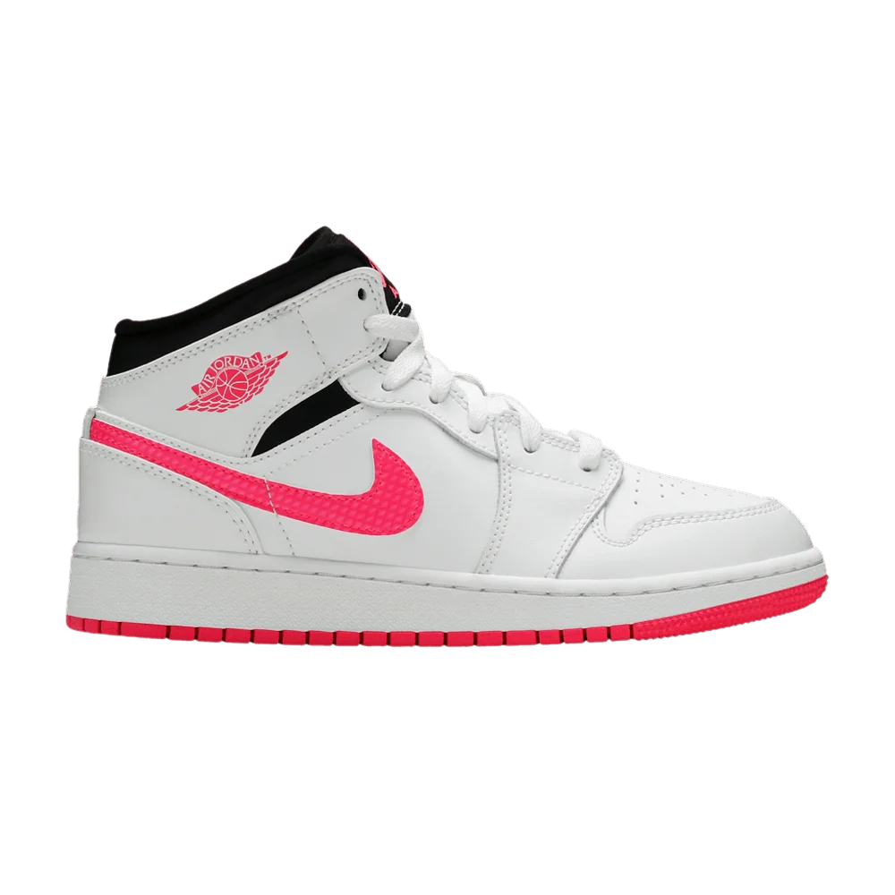 Кроссовки Air Jordan 1 Retro Mid GS 'Hyper Pink'
