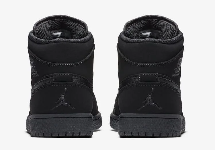 Кроссовки Air Jordan 1 Retro Mid 'Black'