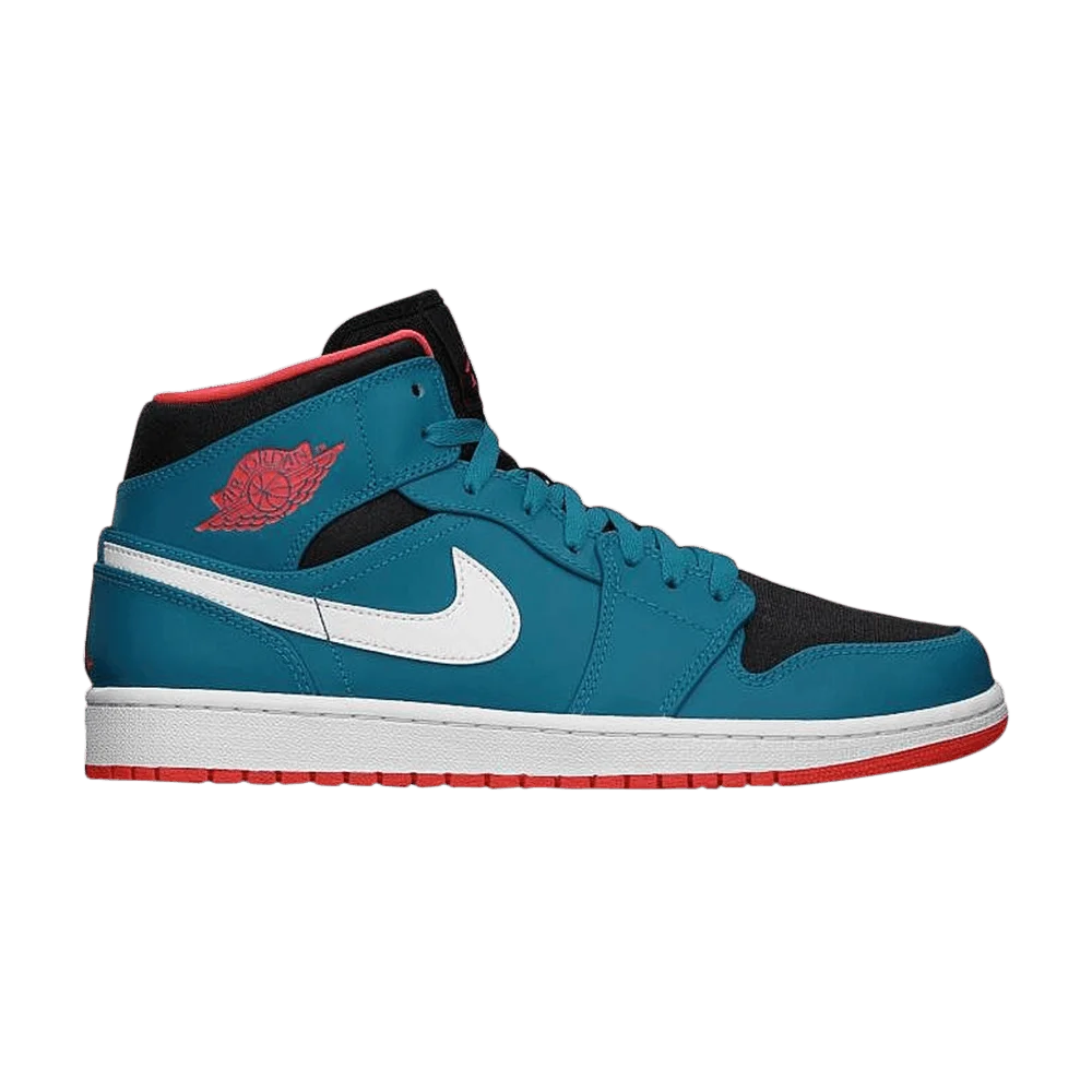 Кроссовки Air Jordan 1 Retro Mid 'Teal'