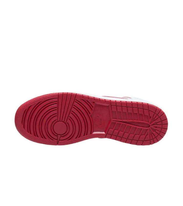 Кроссовки Air Jordan 1 Retro Mid GS 'White Gym Red'