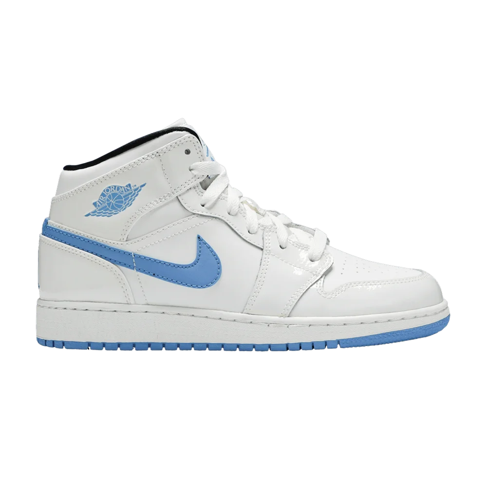 Кроссовки Air Jordan 1 Retro Mid GS 'Legend Blue'