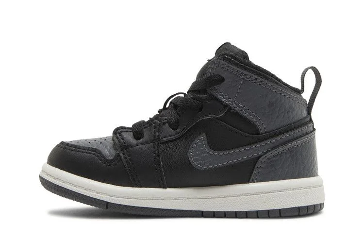 Кроссовки Air Jordan 1 Retro Mid TD 'Black Grey'