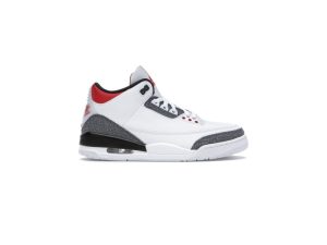 White/Fire Red/Black