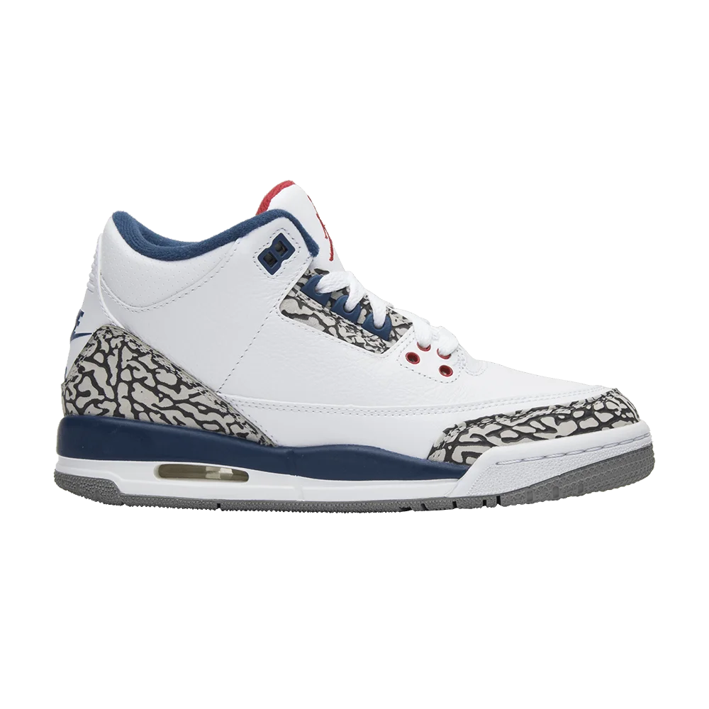 Кроссовки Air Jordan 3 Retro OG BG 'True Blue' 2016
