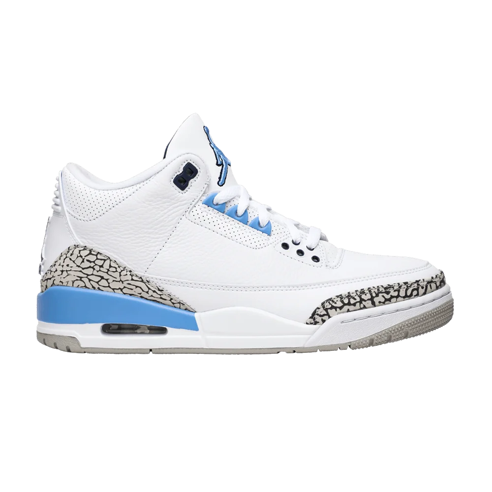 Кроссовки Air Jordan 3 Retro 'UNC'