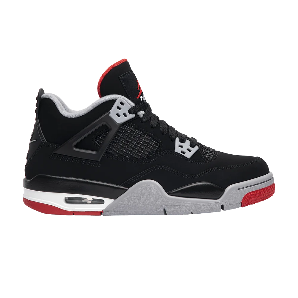 Кроссовки Air Jordan 4 Retro OG GS 'Bred' 2019