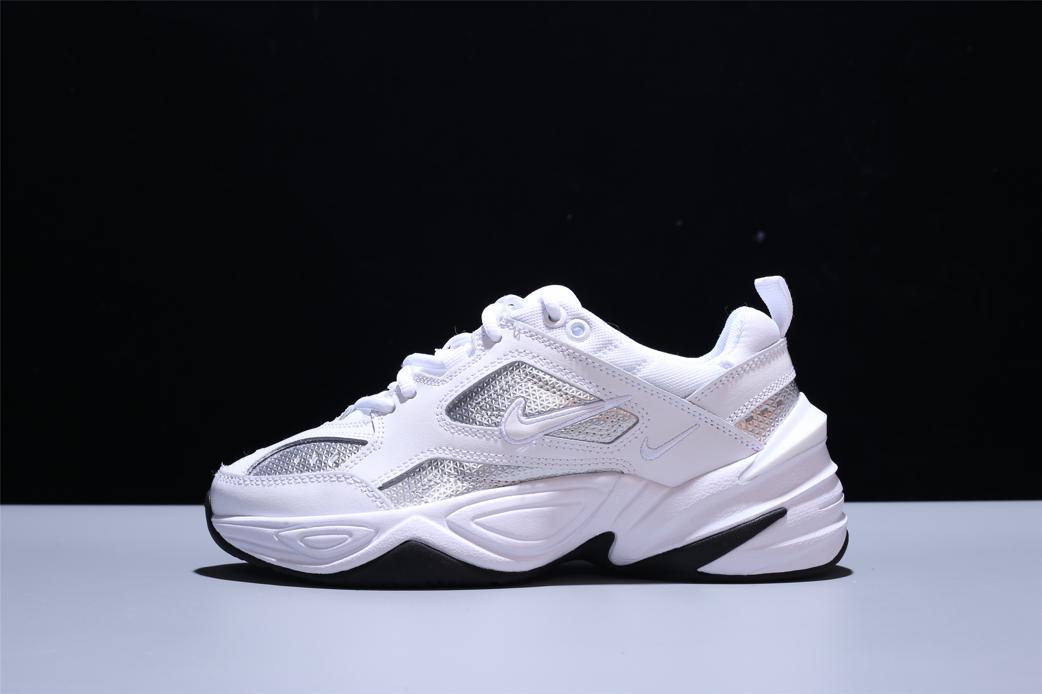 Заказать кроссовки Nike M2K Tekno White Metallic Silver Black W