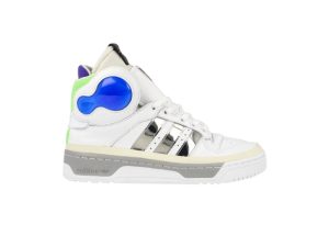 Обувь белого цвета, Металлик-серебряный, Обувь белого цвета