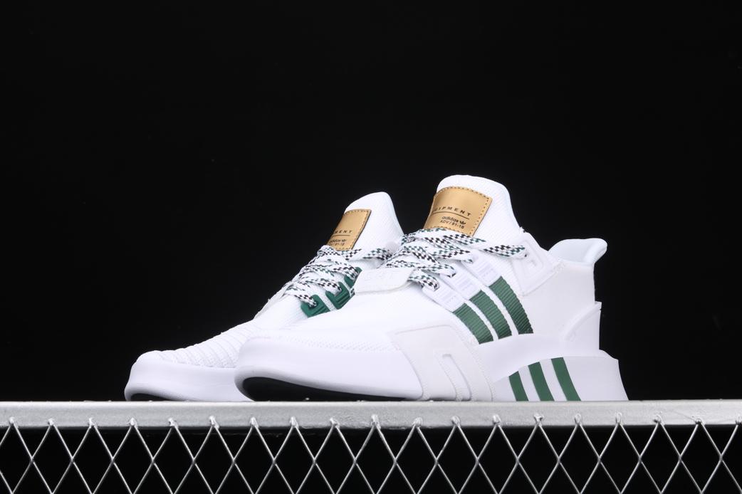 Adidas eqt white and green online