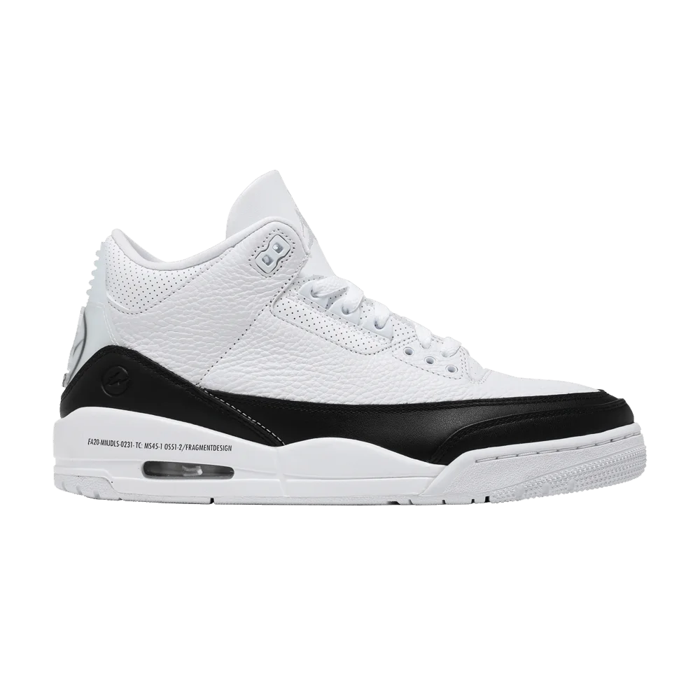 Кроссовки Fragment Design x Air Jordan 3 Retro SP 'White'