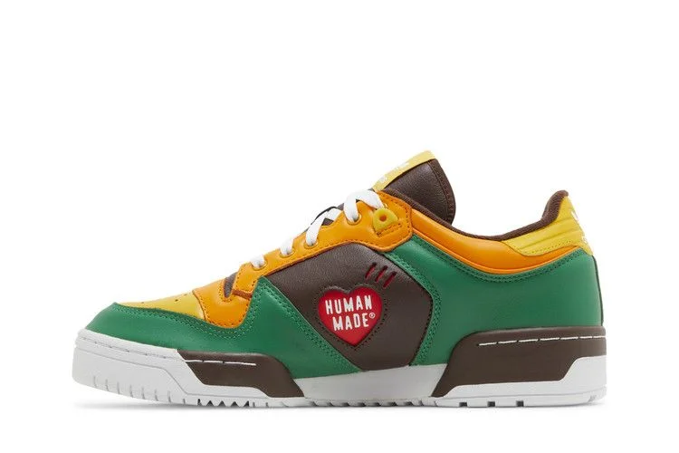 Кроссовки Human Made x adidas Rivalry Low 'Green Gold'