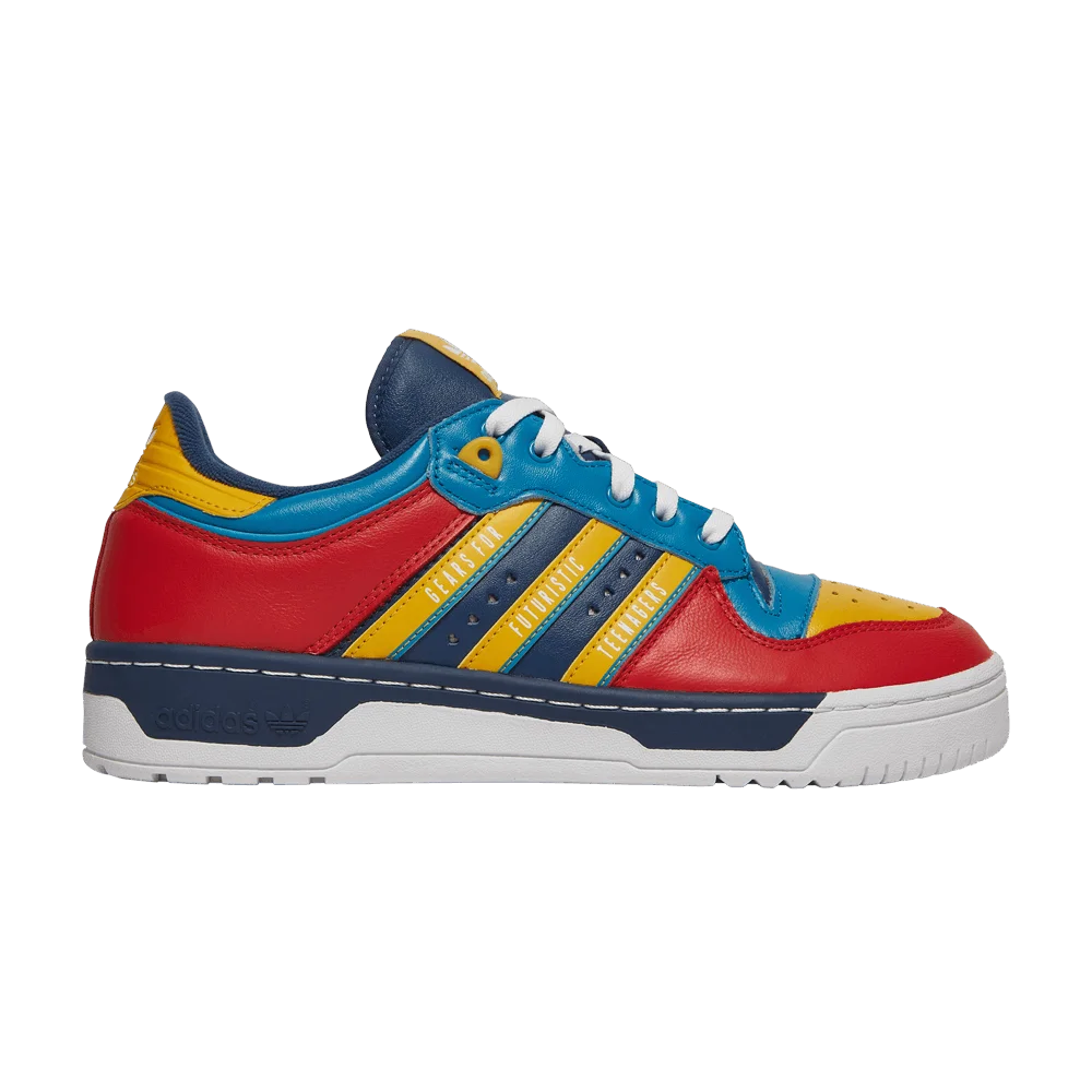 Кроссовки Human Made x adidas Rivalry Low 'Scarlet Aqua'