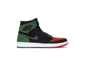Черный, Lucid Green-University Red-Black