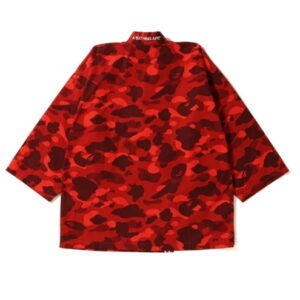 BAPE Color Camo Kimono Shirt Red 1 1